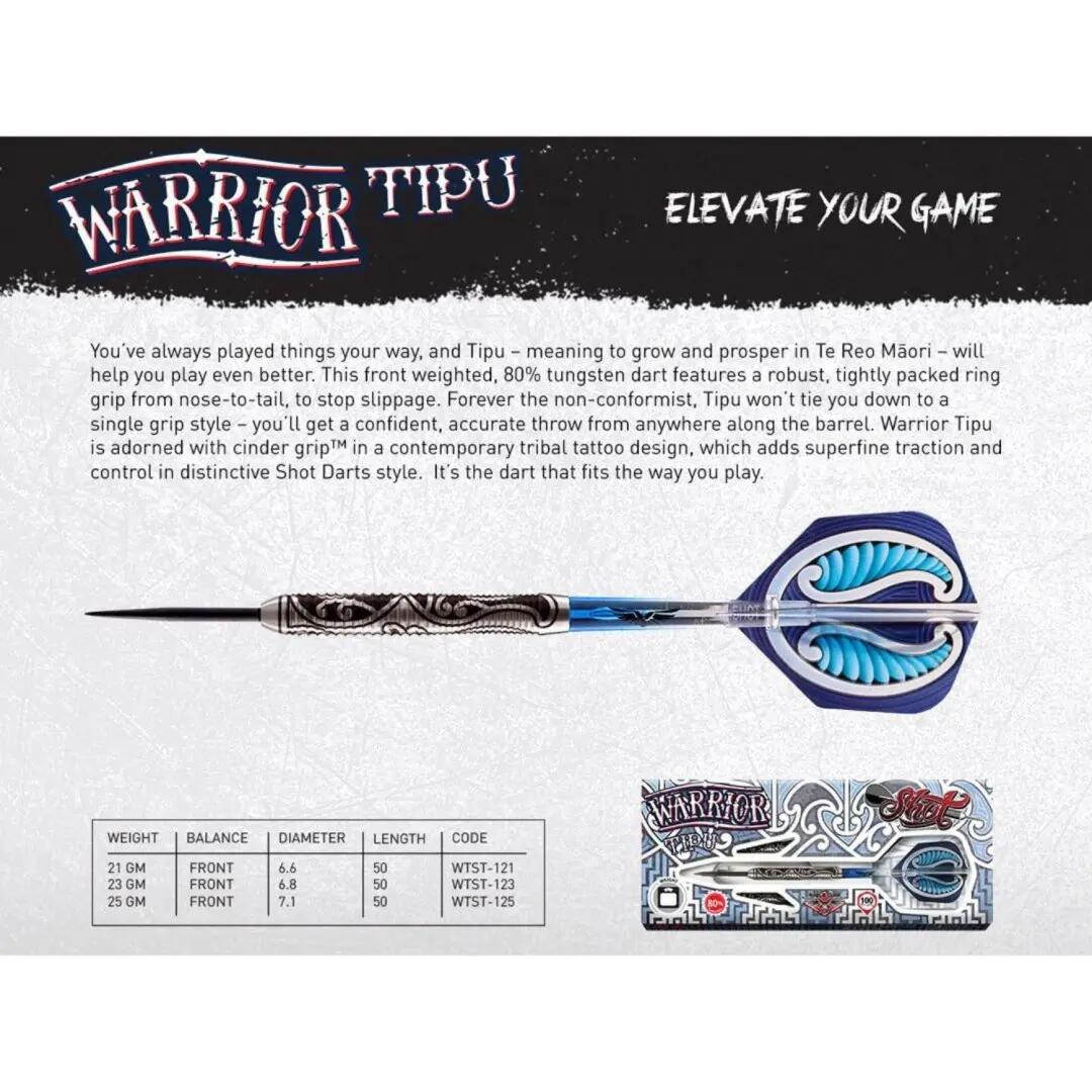 Šipky Steel Warrior Tipu - 25g 7/7