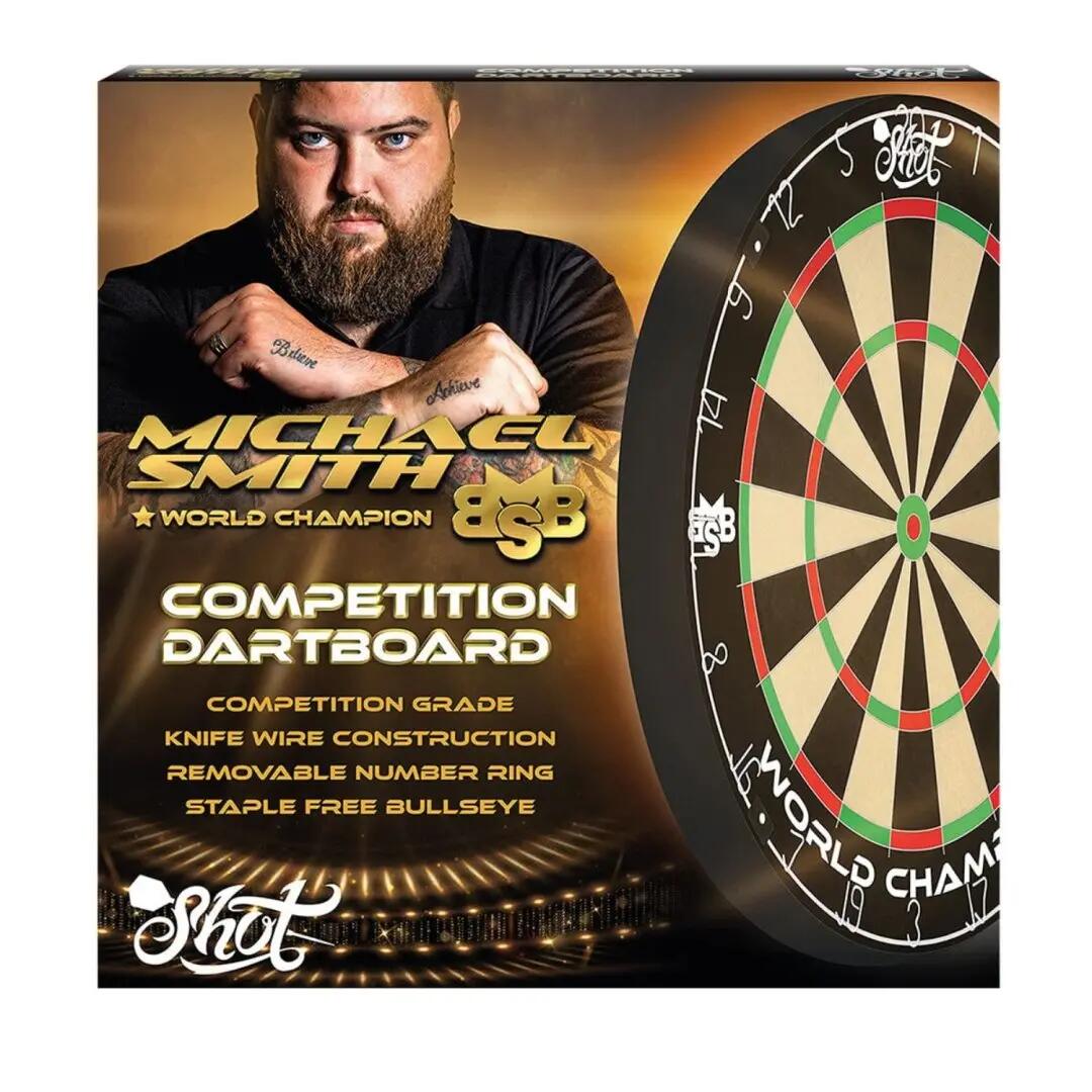 Shot Michael Smith Competition Dartboard 2/3