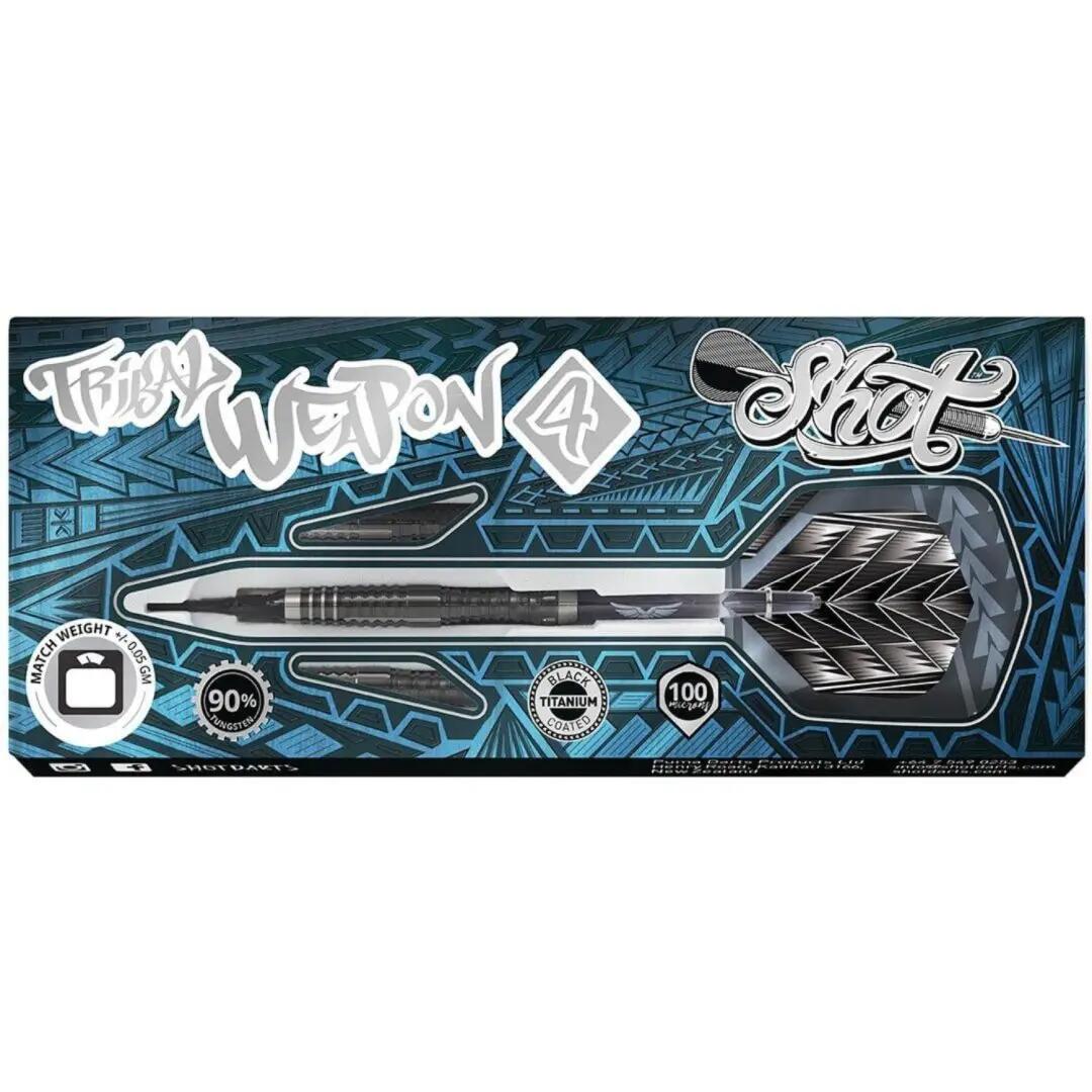Shot! Tribal Weapon 4 Softdarts 90% Tungsten 20g 6/6