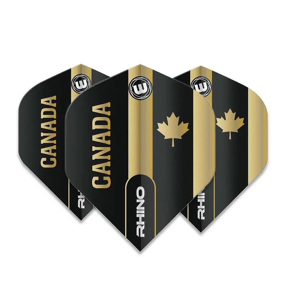 Letky Rhino Black & Gold Flag - Canada W6905.207 2/3