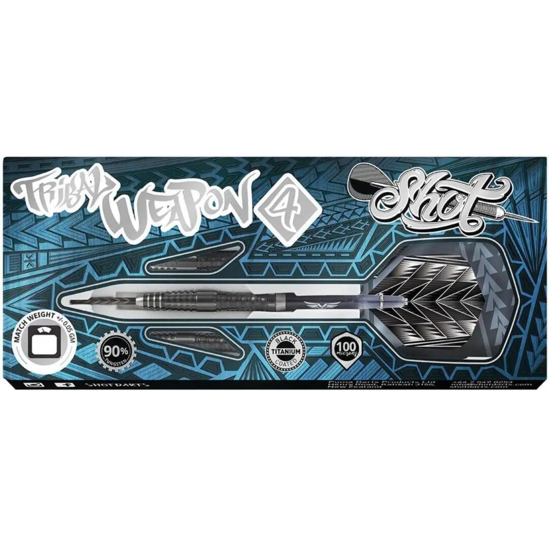 Shot! Tribal Weapon 4 Steeldarts 90% Tungsten 24g 6/6