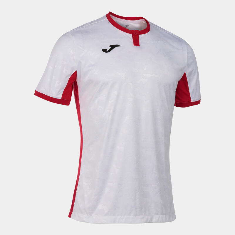 Camiseta Manga Corta Fútbol Hombre Joma Toletum II Blanco