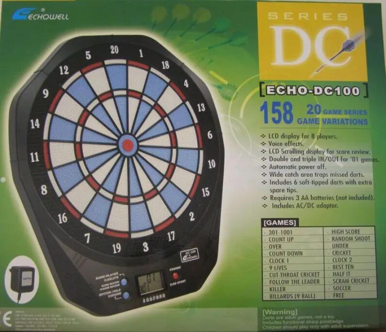 Alvo eletrônico de dardos DC 100 2/2