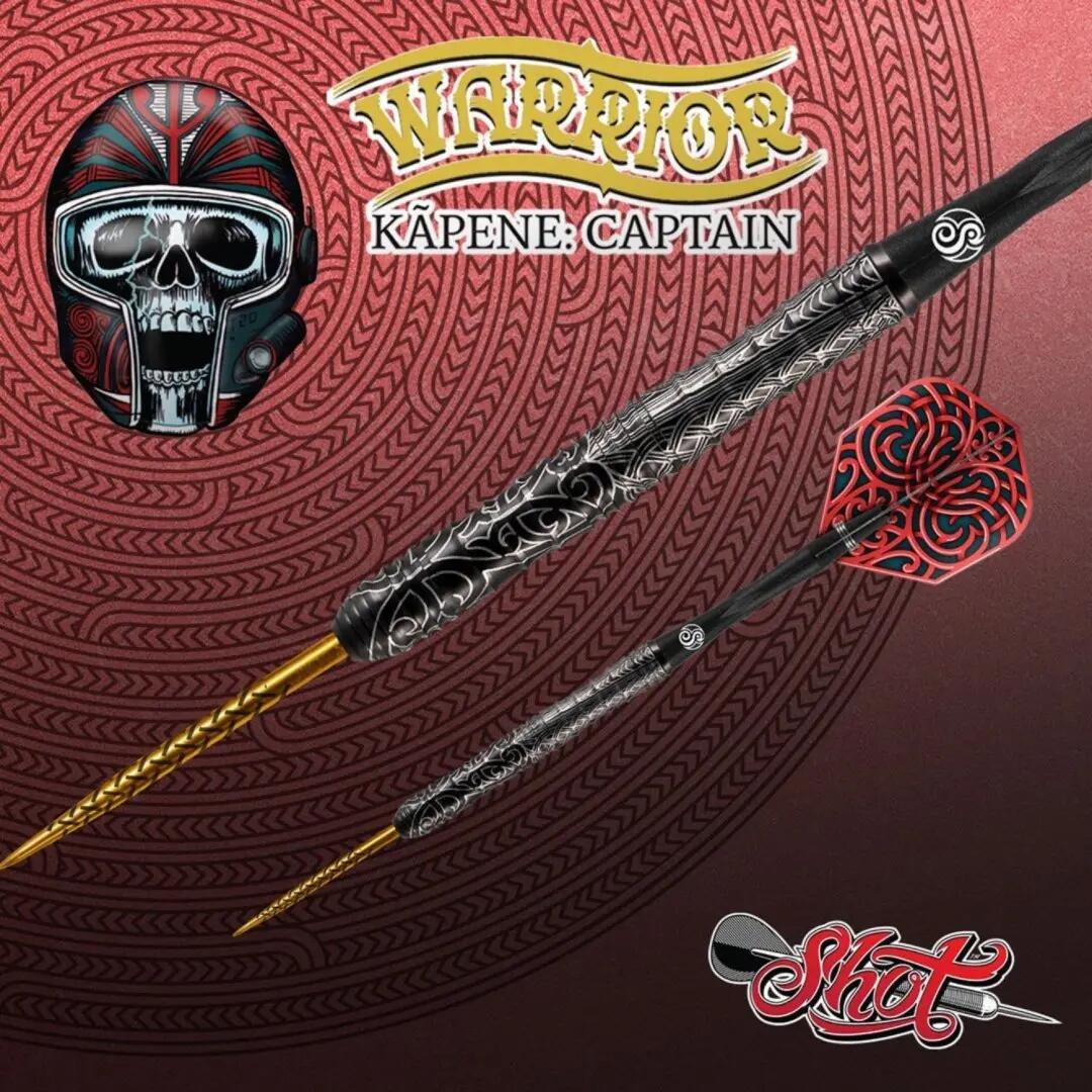 Shot Warrior Kapene 90 % Steeldarts 22gr. 7/7