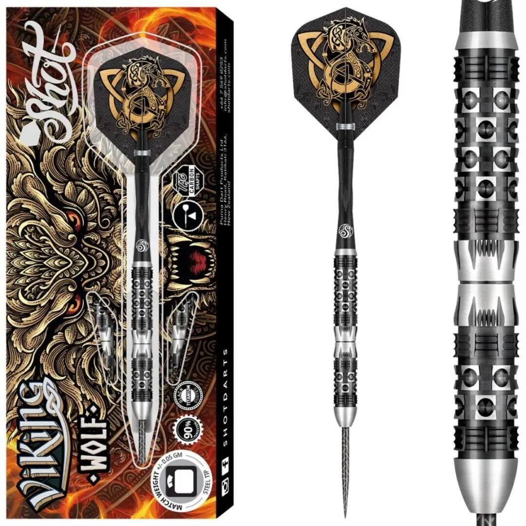 Shot Viking Wolf 90% Steeldarts 23g 3/6