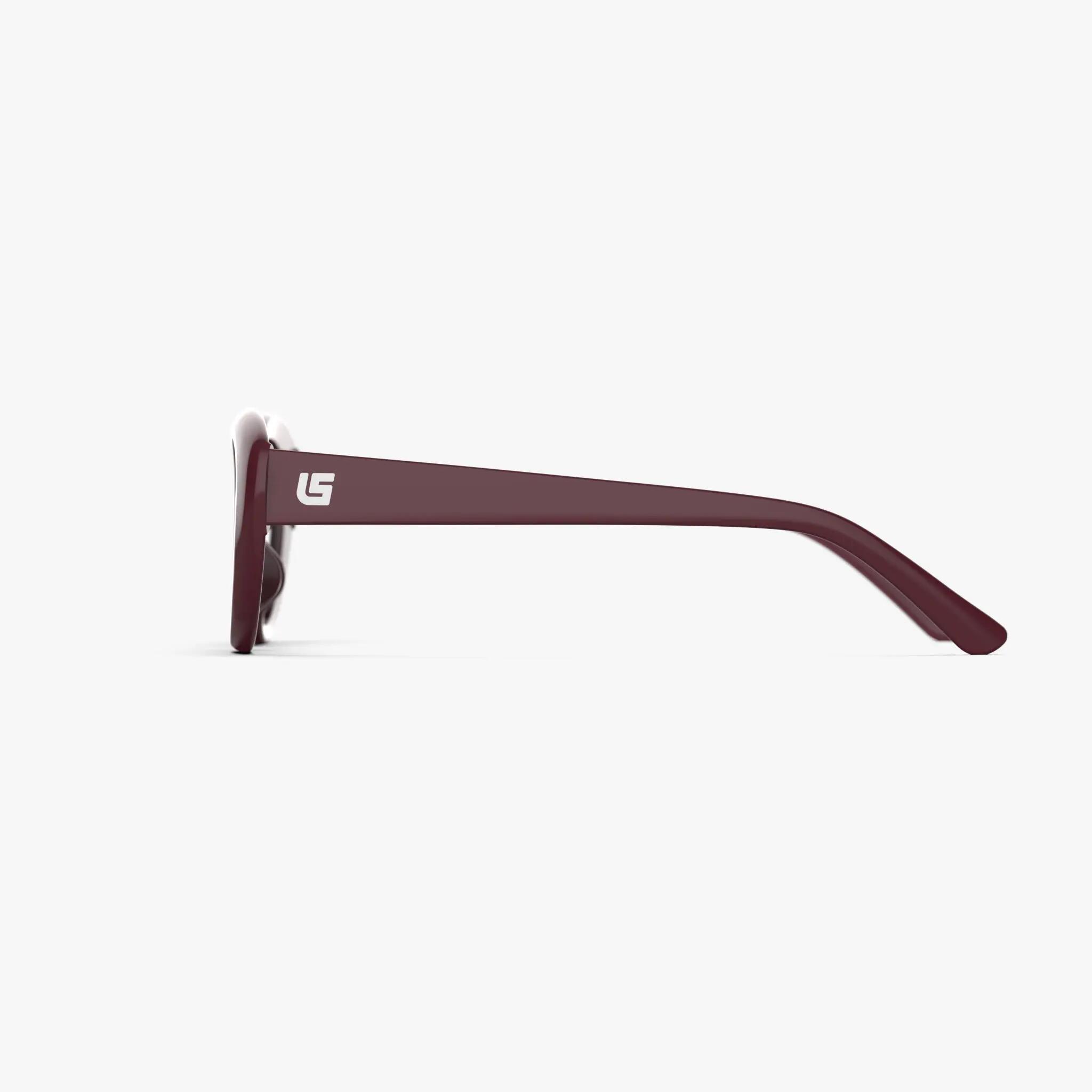 Lunettes de soleil Pixie Bordeaux 3/4