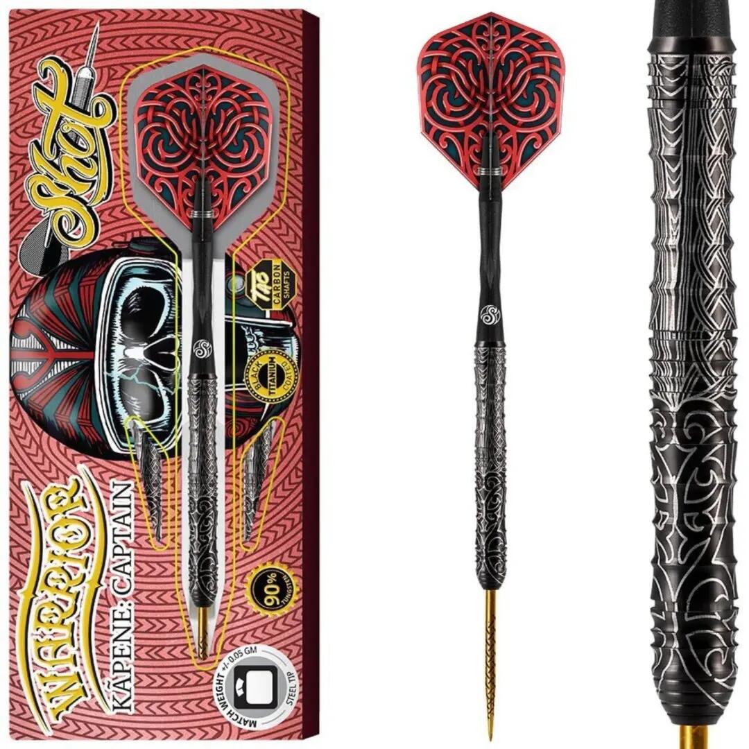 Shot Warrior Kapene 90 % Steeldarts 22gr. 3/7