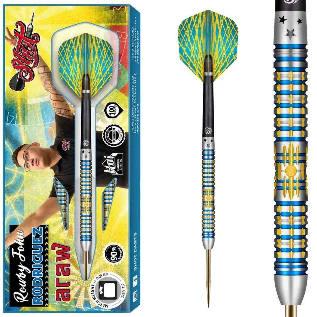 Shot Rowby-John Rodriguez Araw 90% Steeldarts 26g 3/5