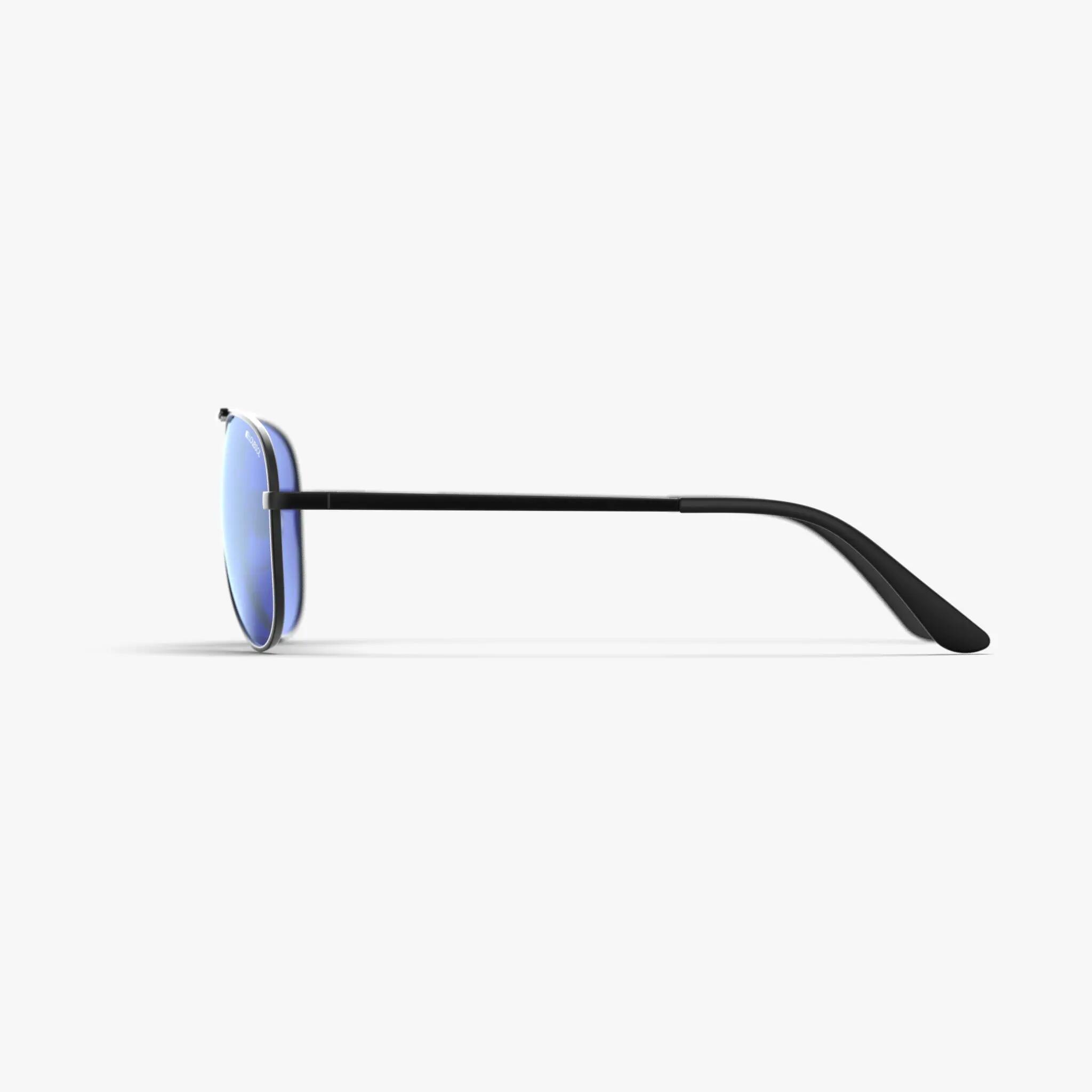 Lunettes de soleil enfant aviateur Ama Noir 3/3