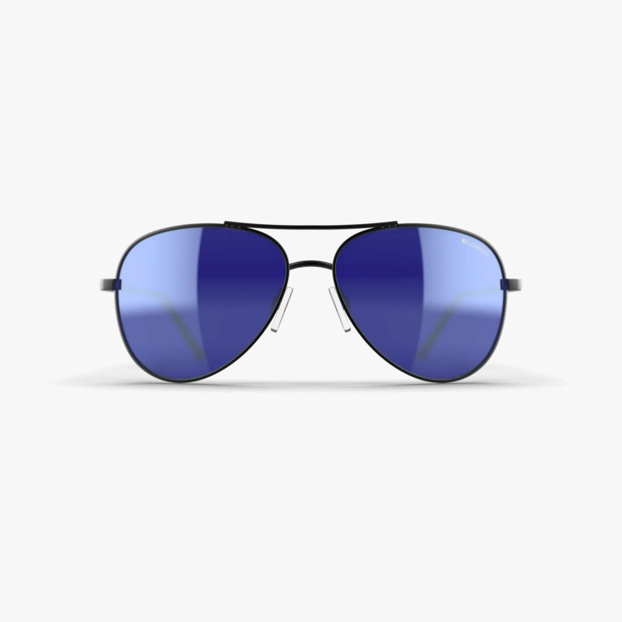 Lunettes de soleil enfant aviateur Ama Noir 2/3