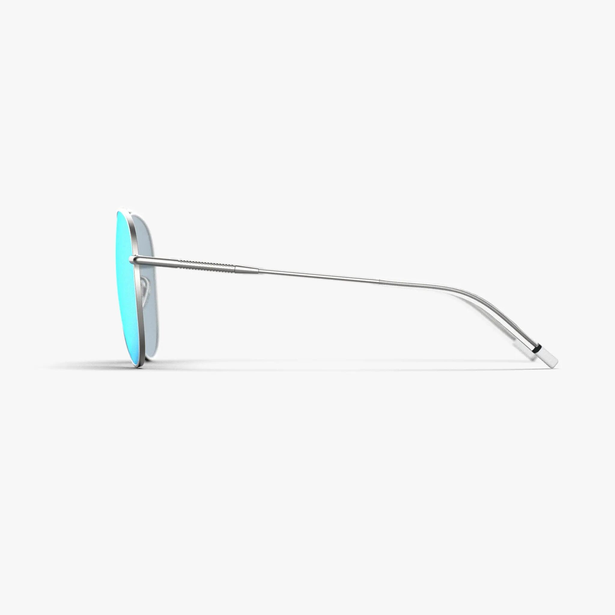 Lunettes de soleil aviateur Jett Argenté 3/5