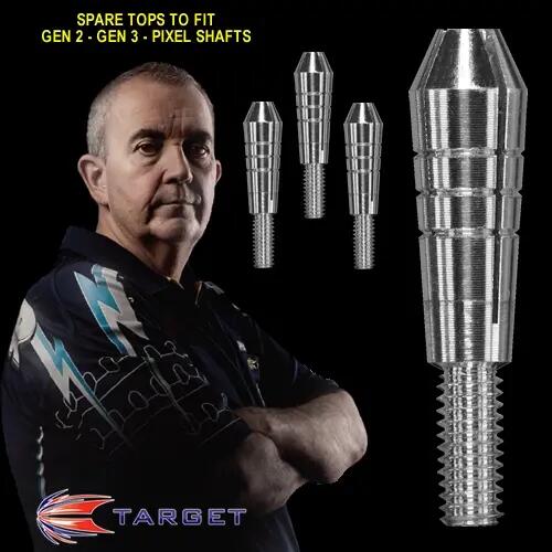 Target Power-Titanium Gen-2 Silver Tops 3/3