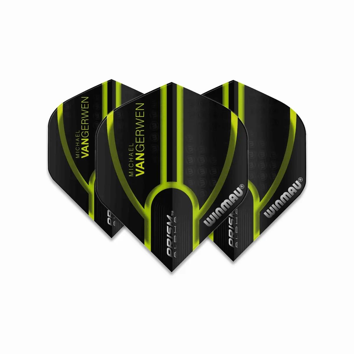 Letky Prism Alpha - Michael van Gerwen - Black and Green W6915.143 2/3