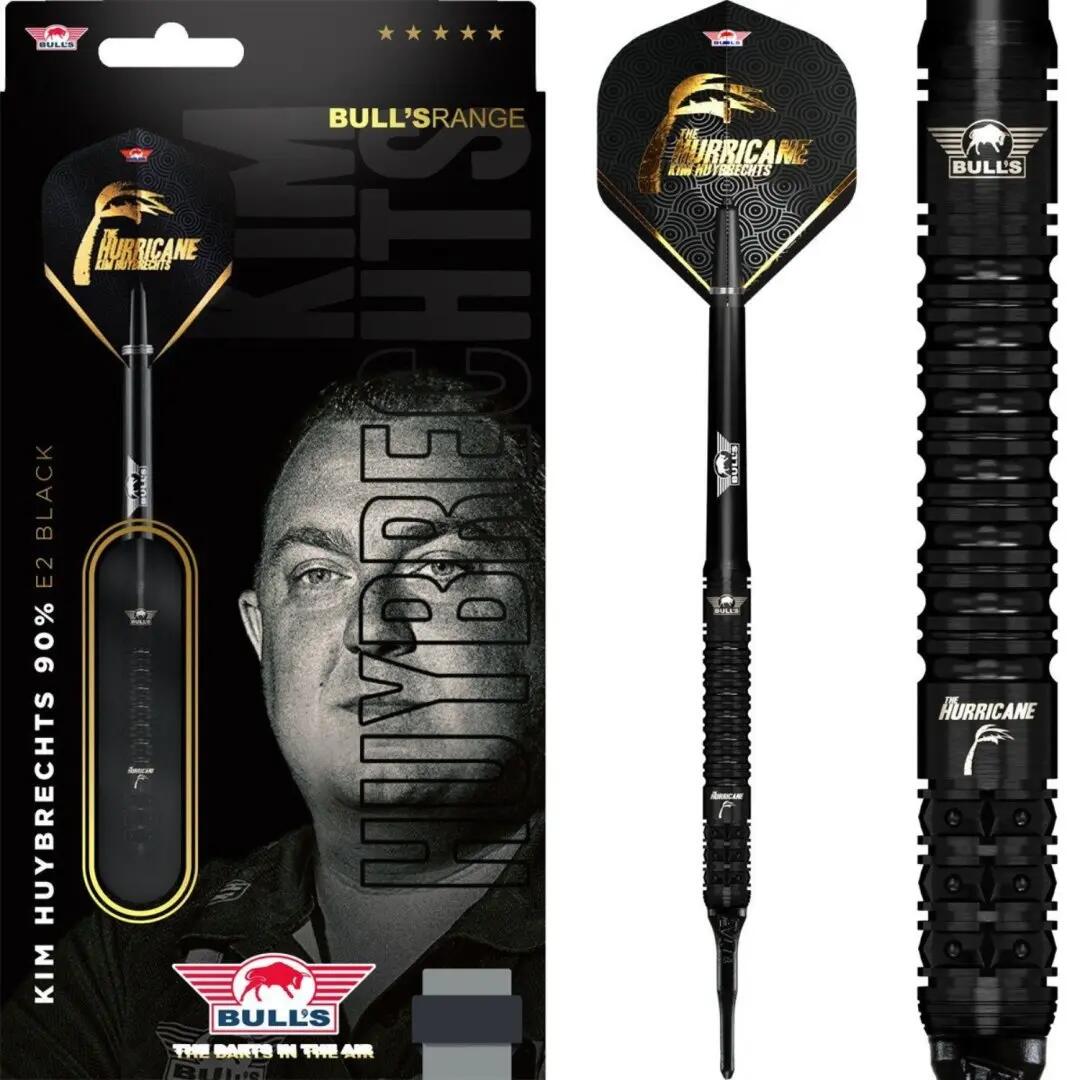 BULLS Kim Huybrechts 90% E2 Full Black 19 g Softtip 2/6