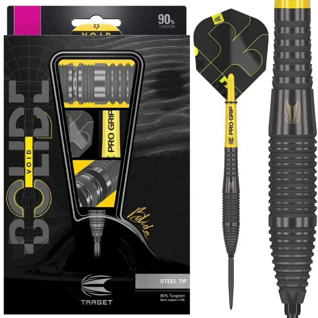 Bolide Void Steel Tip Dartpfeile 26g mit Swiss Point Technologie 3/4