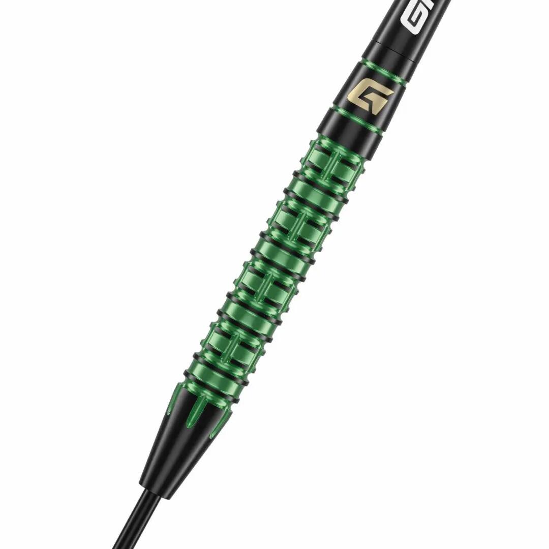 GOAT Darts Szett Athlete steel Zöld 10g 7/7