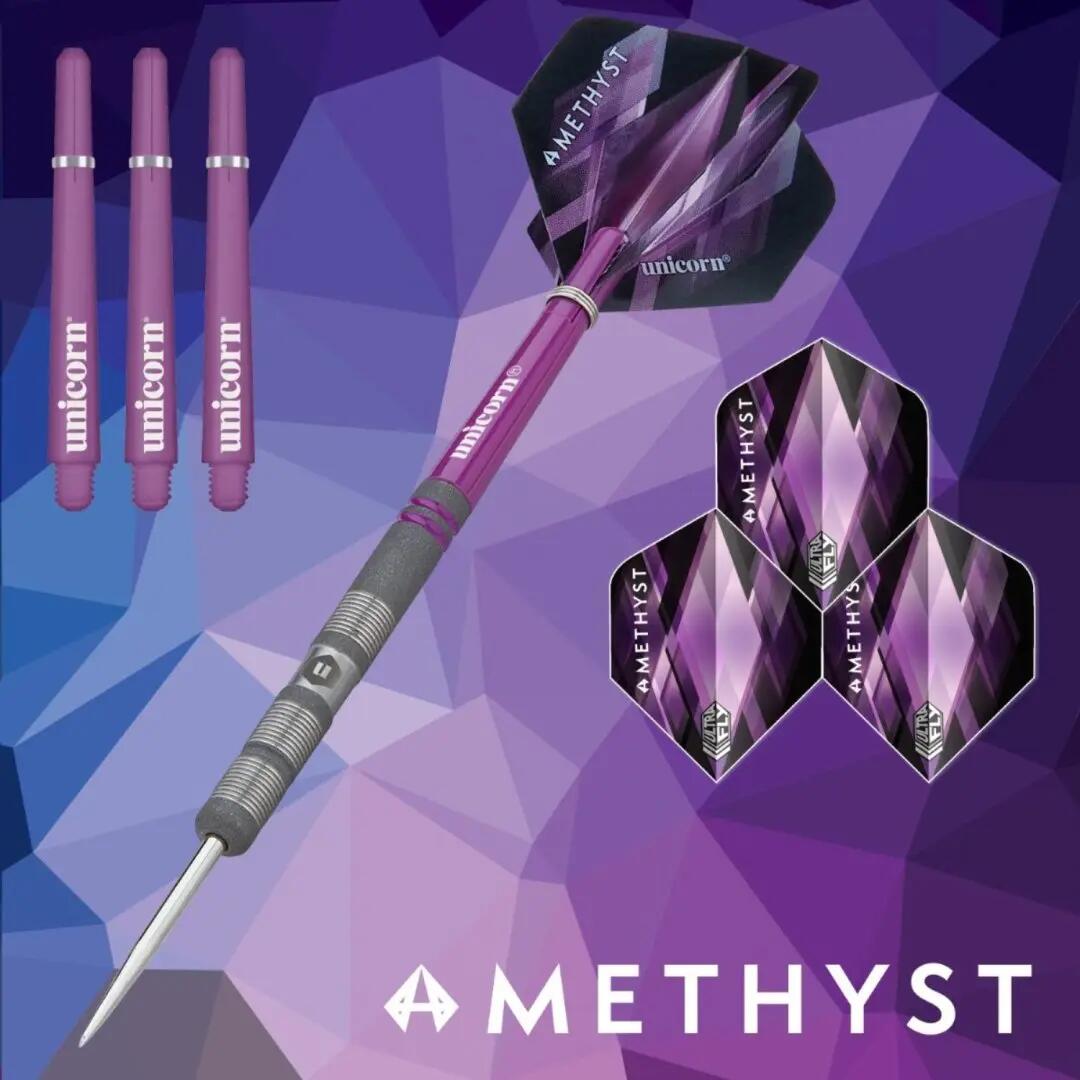 Sada steel šipek Unicorn Amethyst 1 4/6