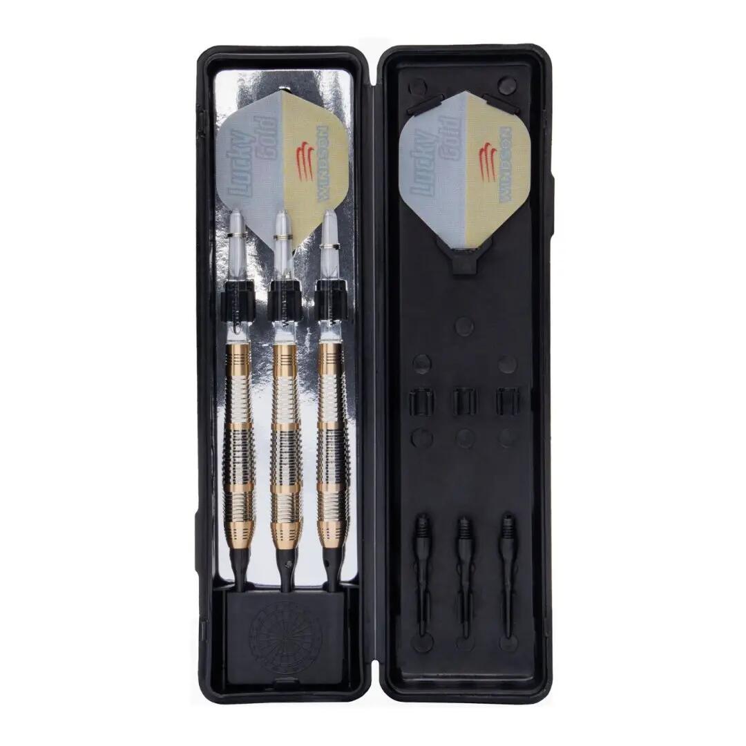 Set de fléchettes LUCKY GOLD 18g Laiton - Pointe plastique 6/6