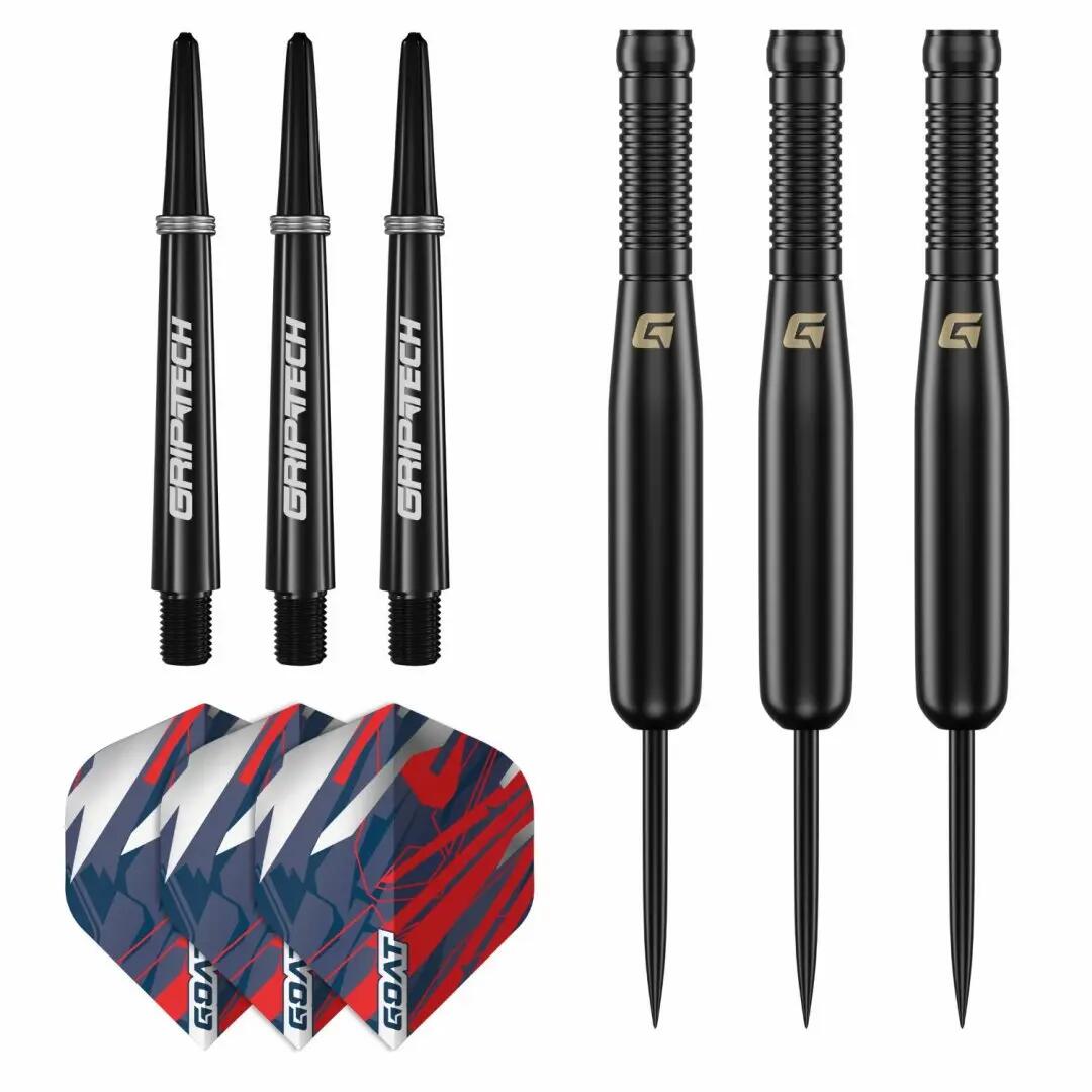 GOAT Darts szett Homerun Baseball steel fekete 15g 5/7