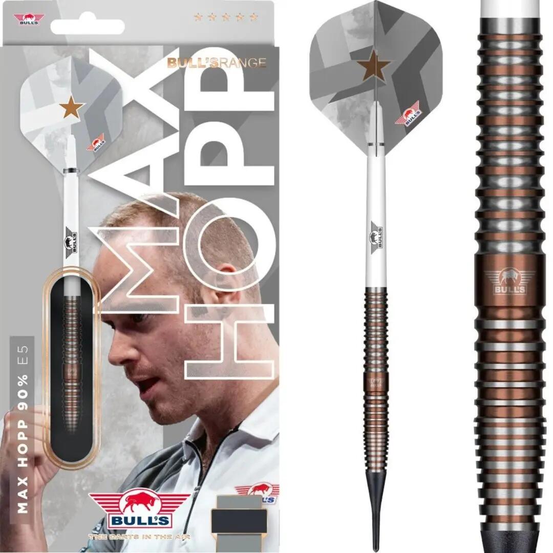Max Hopp E5 90% Tungsten Softtip Dartpijlen 2/7