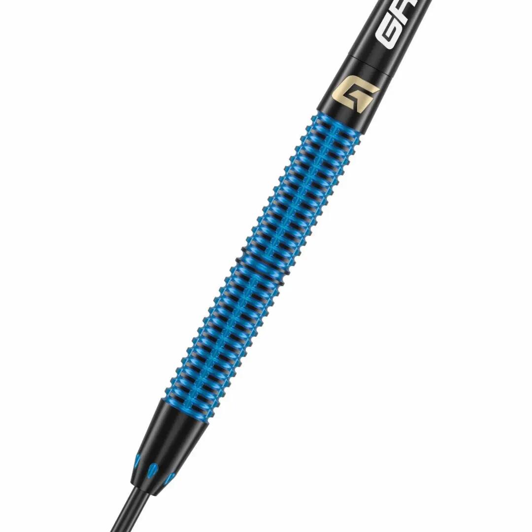 GOAT Darts Szett Athlete steel Kék 12g 7/7