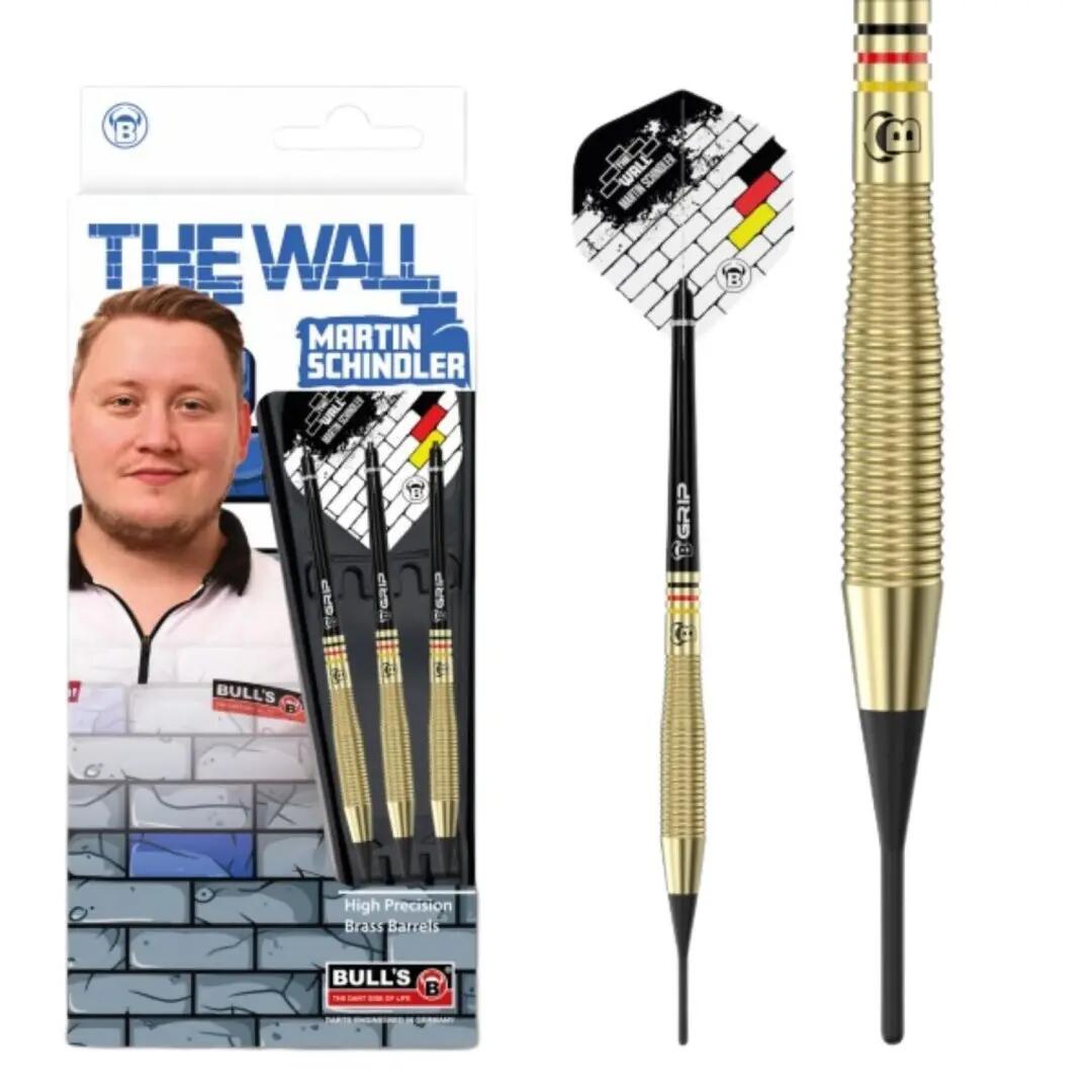 BULL'S Martin Schindler Natural Brass Softdart 18g 3/5