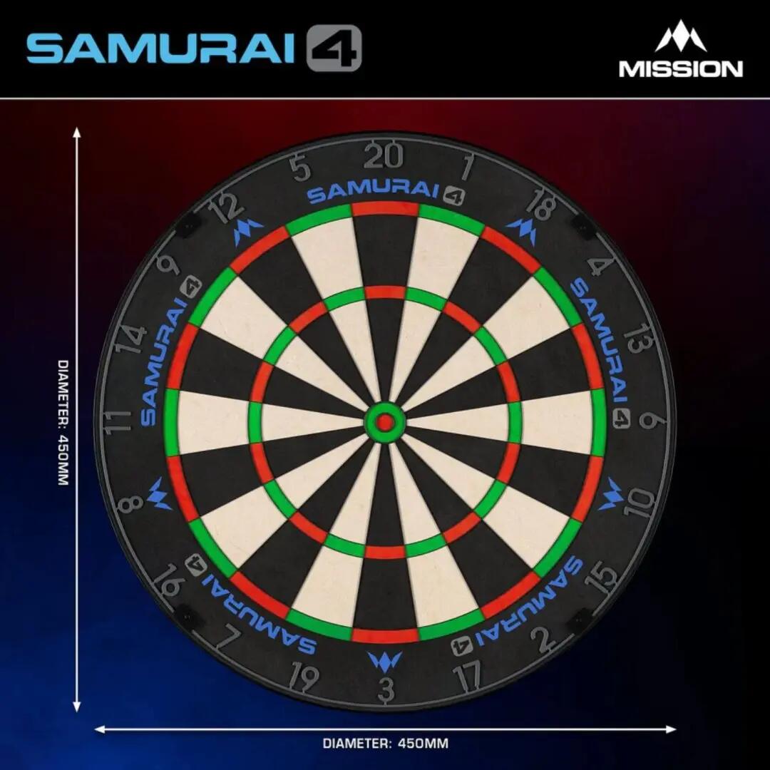 Sisalový terč Samurai 4 5/7