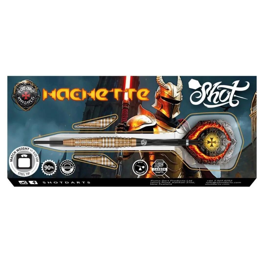 Shot Future Knights Hachette 90 % Steeldarts 24gr. 6/6