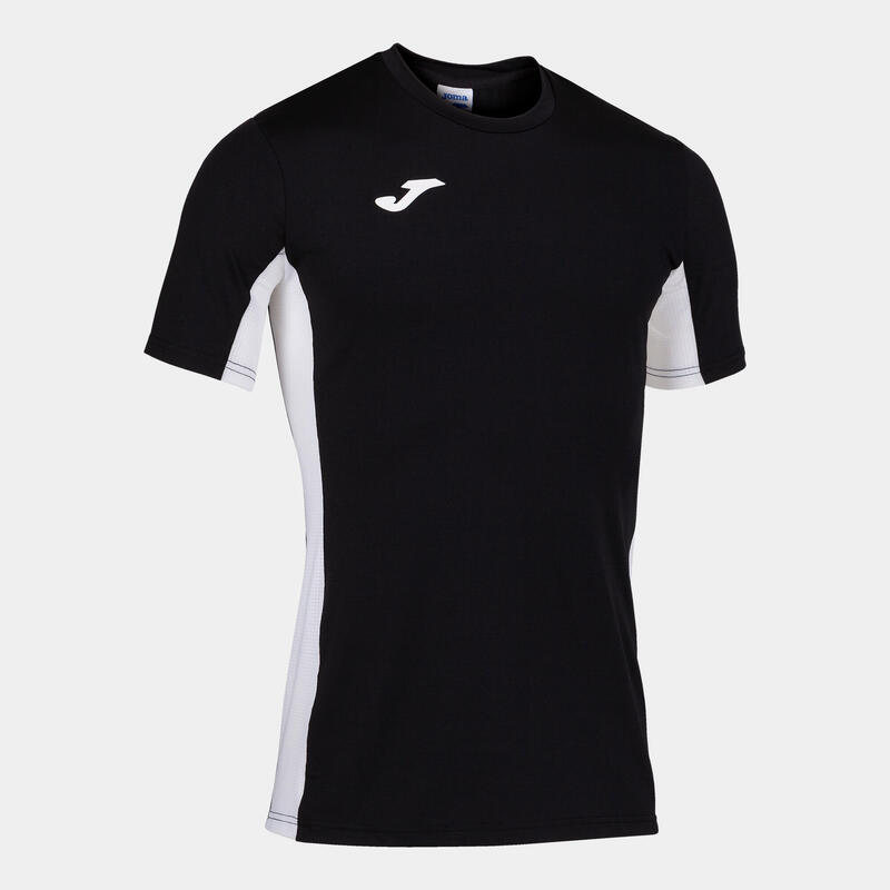Camiseta Manga Corta Voleibol Superliga Hombre Negro Blanco
