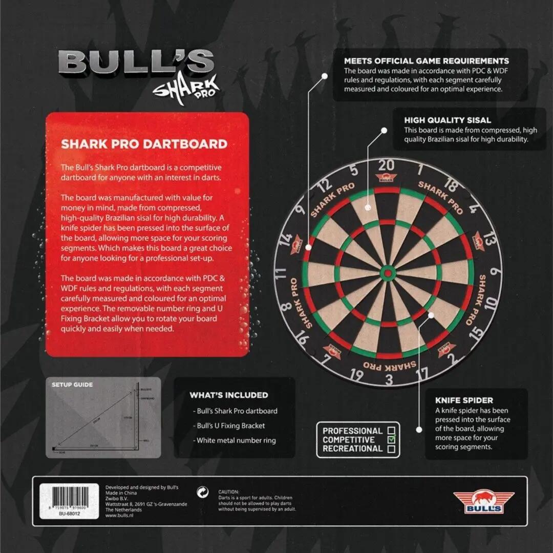 Darts tábla Bull's Shark Pro 2026 5/6