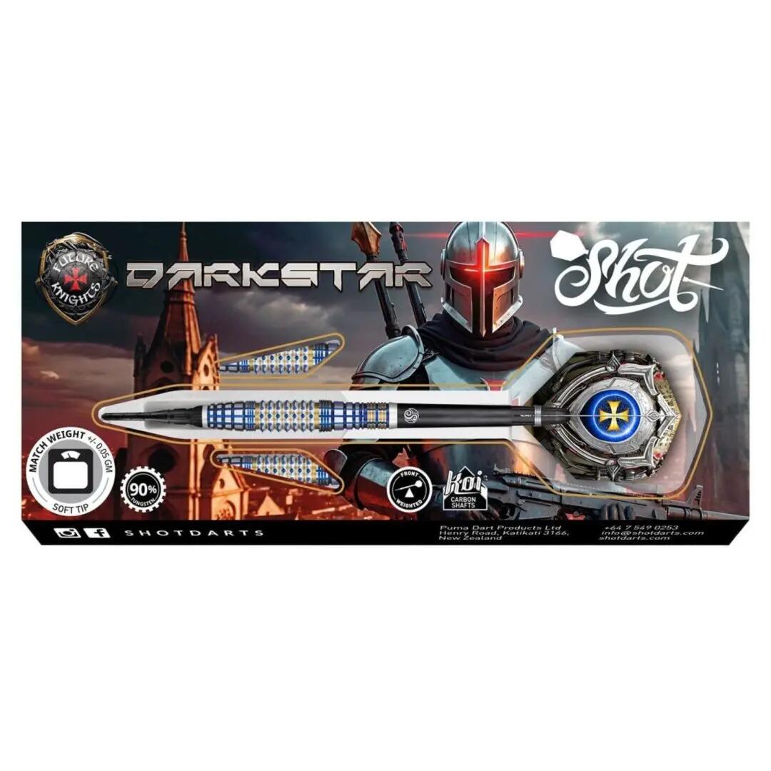 Shot Softtip Future Knights Darkstar 90% Softdarts 6/6