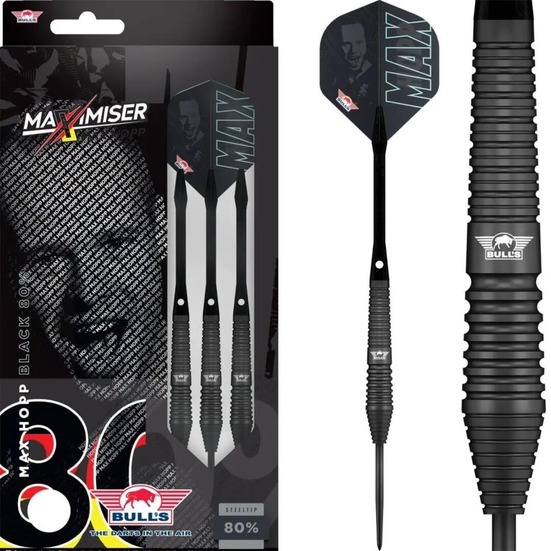 BULLS Max Hopp 80% Black Steeltip 22 g 3/7