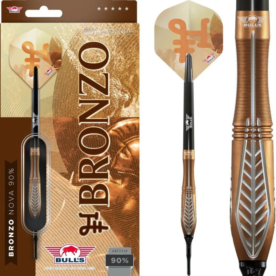 Bronzo Nova 90% Softtip Dartpijlen 3/7