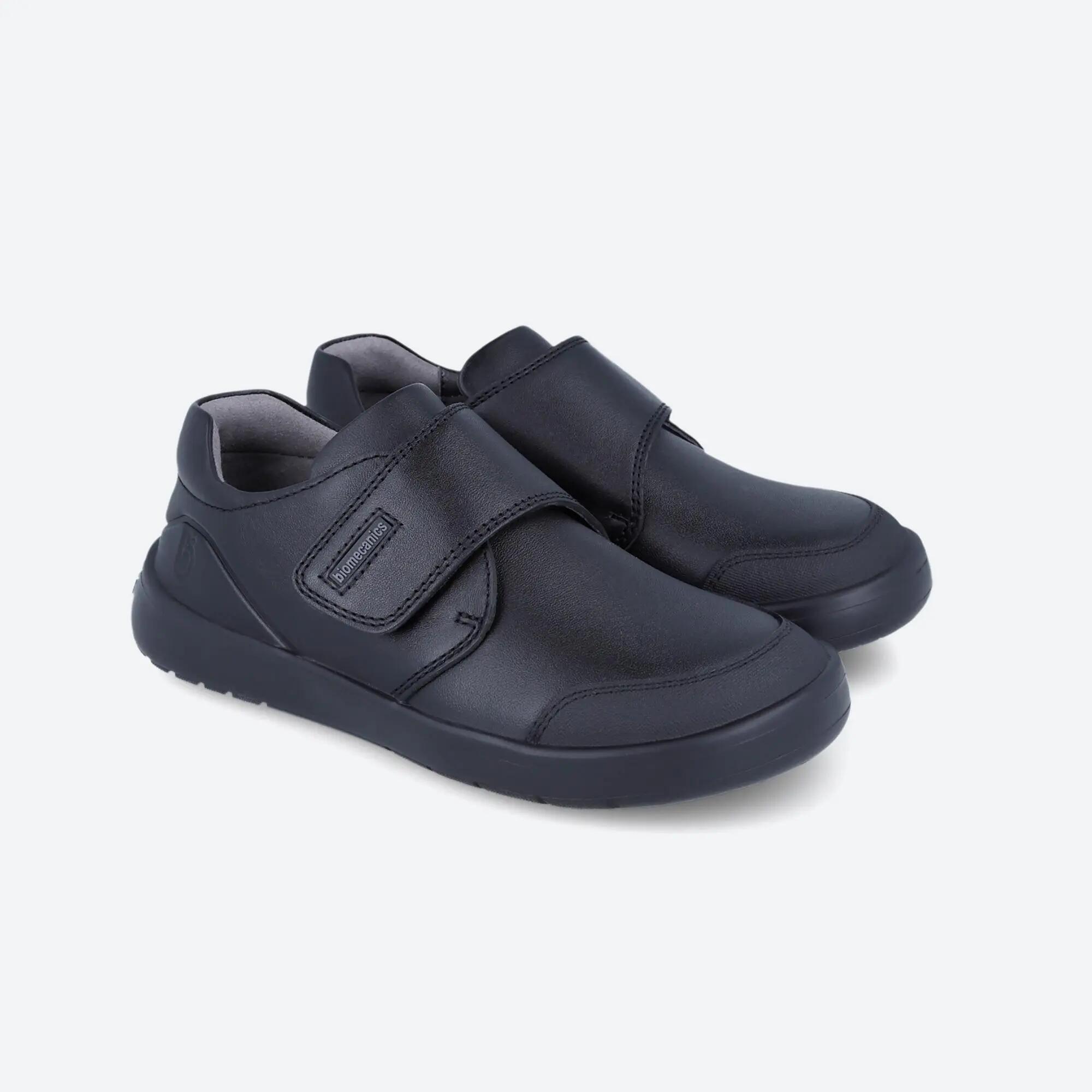 Zapatos Colegiales Barefoot Niño Biomecanics 251021A Negros Cierre Adherente 2/6