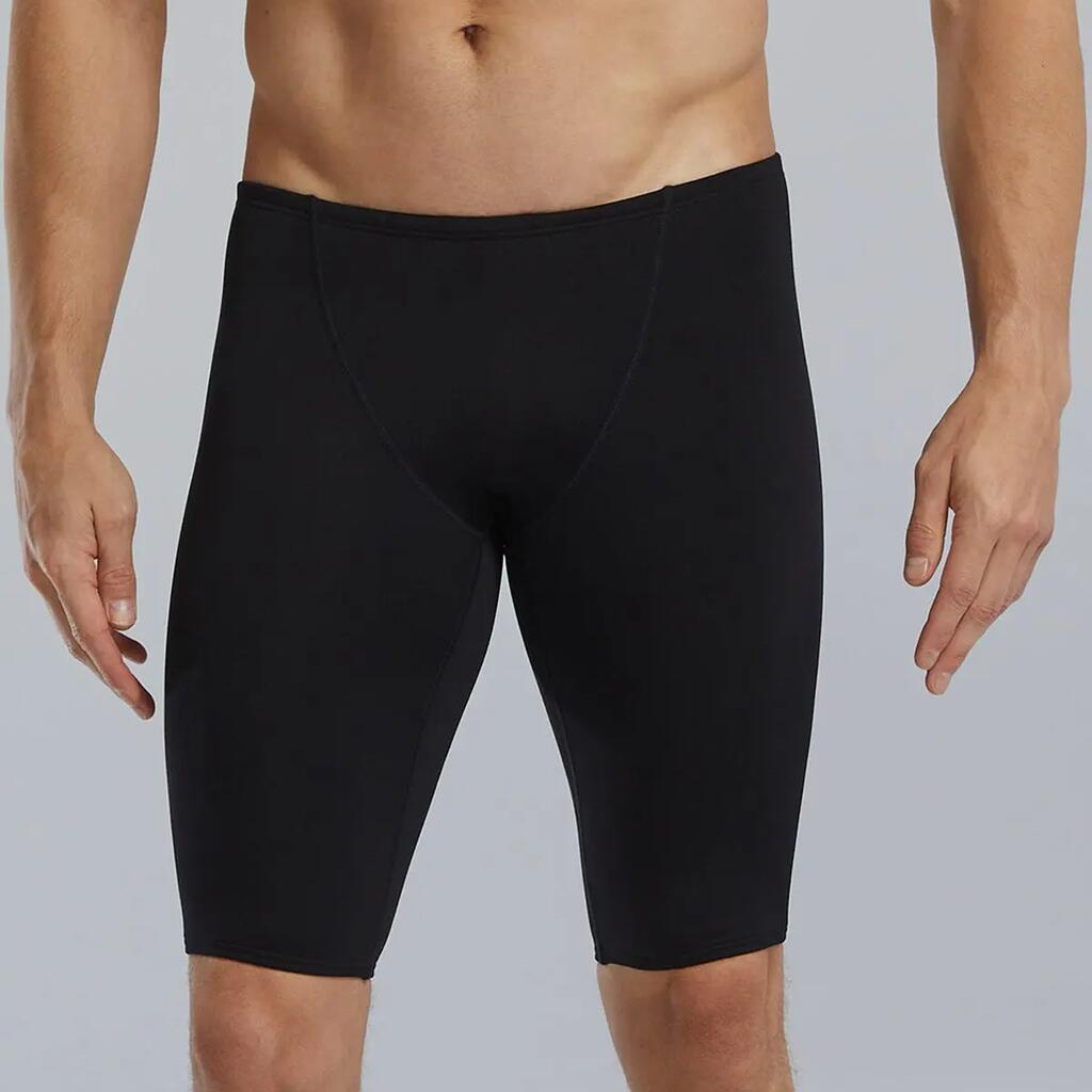 TYR Durafast Elite Large Logo Jammer - Black UK 30