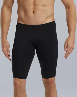 Tyr durafast elite® large logo solid jammer - zwart - uk maat 30