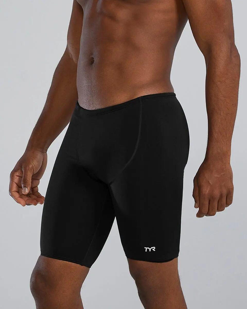 TYR Durafast Elite Solid Jammer - Blu navy - UK Taglia 28 3/5