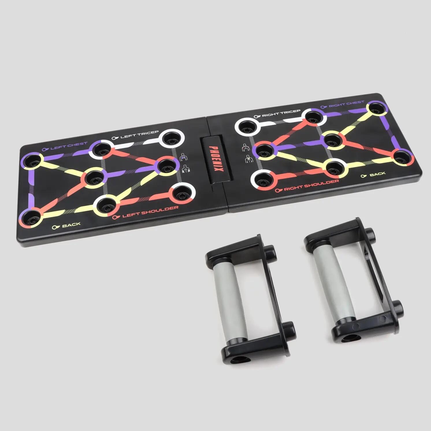 Pedana per flessioni con maniglie regolabili 8/8