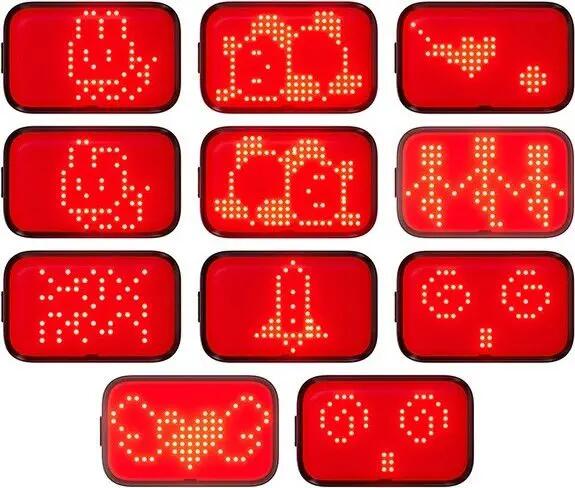 Éclairage Arrière iGPSport ET6 Emoji Noir 3/6