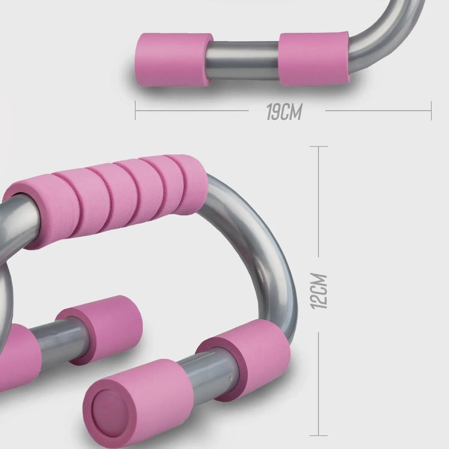 PINK PUSH UP BARS 9/10