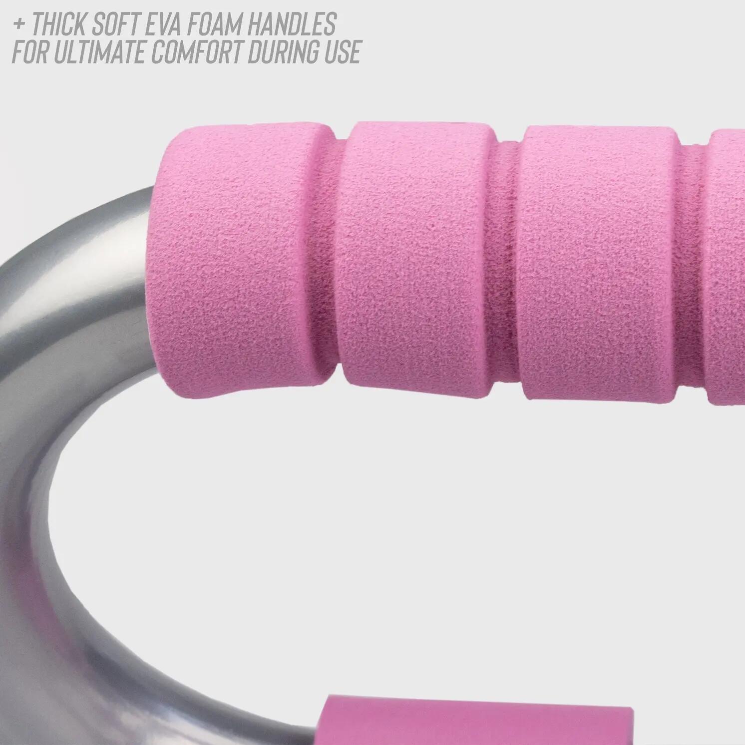 PINK PUSH UP BARS 8/10