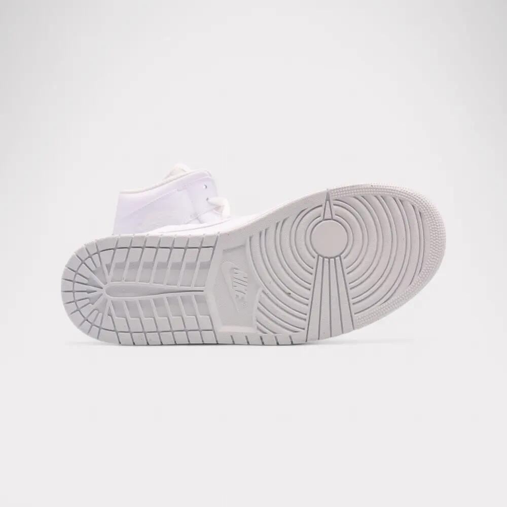 Schoenen - Lifestyle - Unisex - Air Jordan 1 Mid 2022 - Mid-top, Triple white 4/4