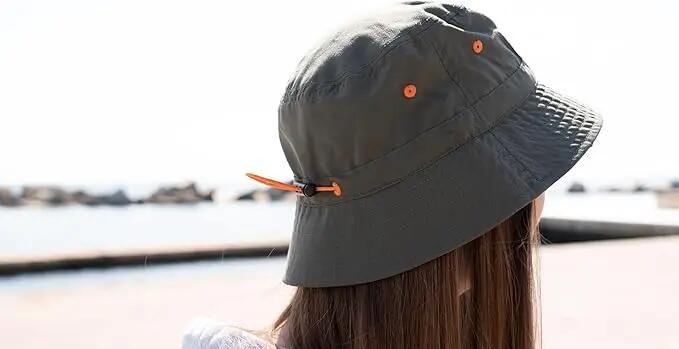 Chapéu de balde - Chapéu de pescador - Homem/Feminino sem cordão (verde) 4/7
