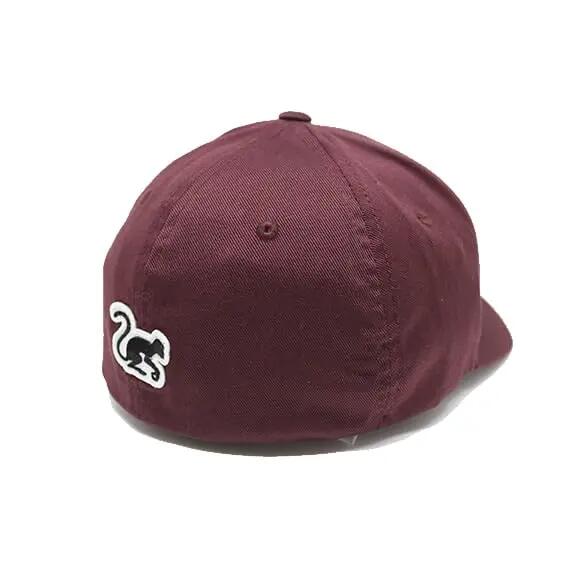Cappello da baseball - Unisex / Regolazione elastica (Bordeaux) 2/4