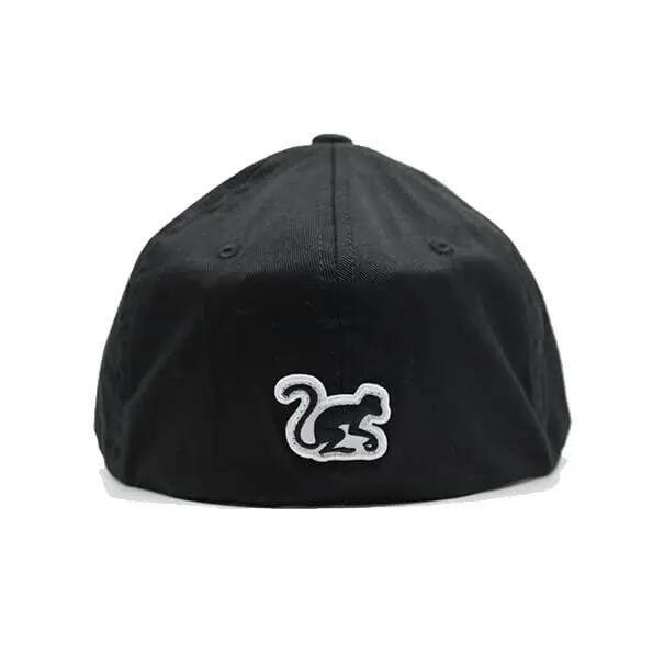 Casquette de baseball unisexe extensible (noire) 2/4