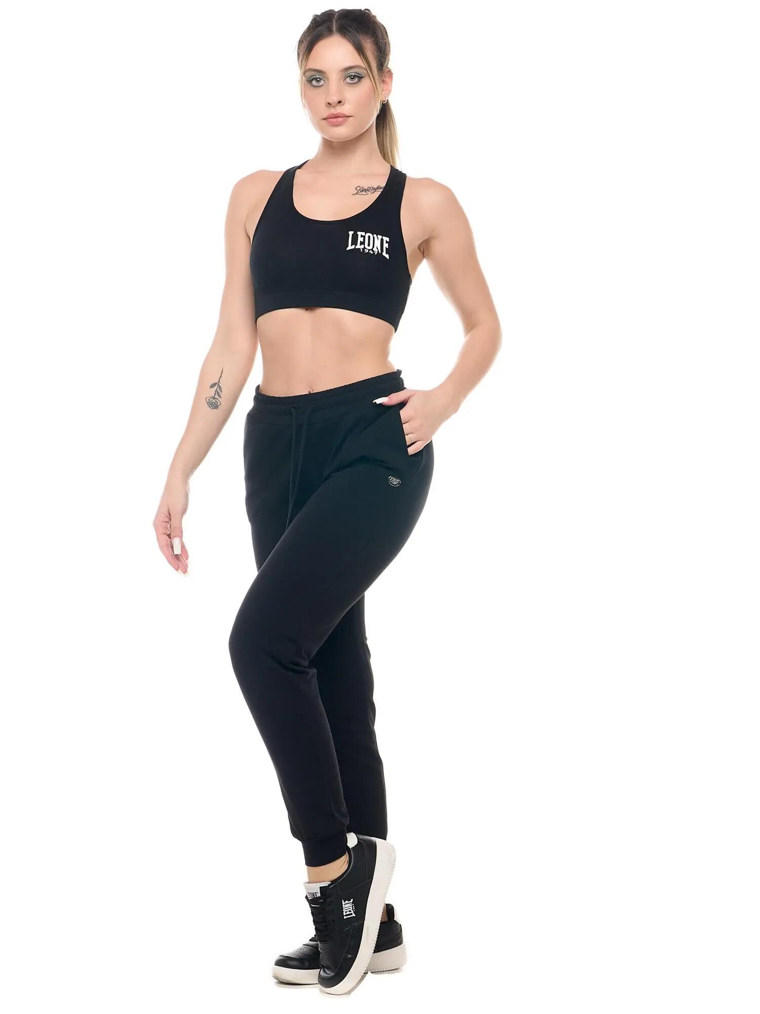 Pantalon de sport Leone Basic avec revers 7/8