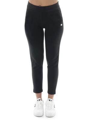 Leone basic rechte non-fleece katoenen damesbroek
