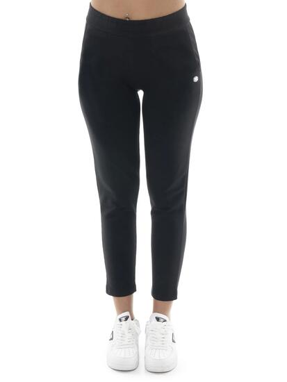 Pantalon droit femme Leone Basic en coton non polaire