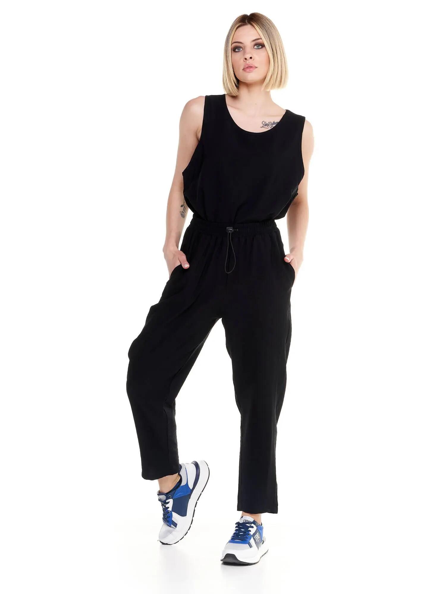 Pantalón de raso de mujer brillante 2/6