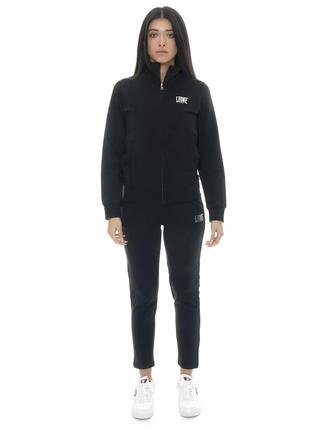 Ensemble de survêtement en coton à col zippé Leone Summer Bright pour femme